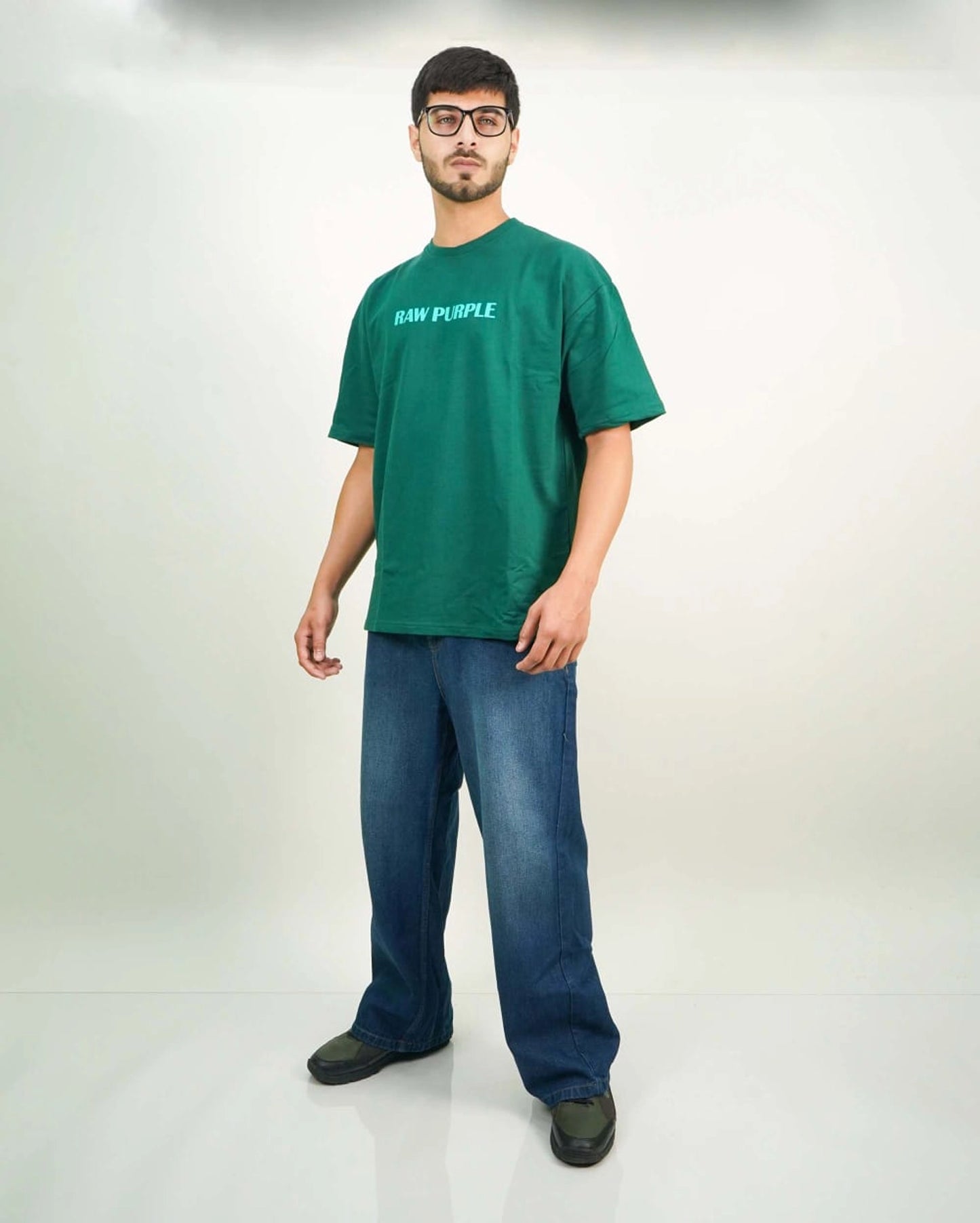 Dark Green 'Valiant' Tee | Unisex Oversized T-Shirt