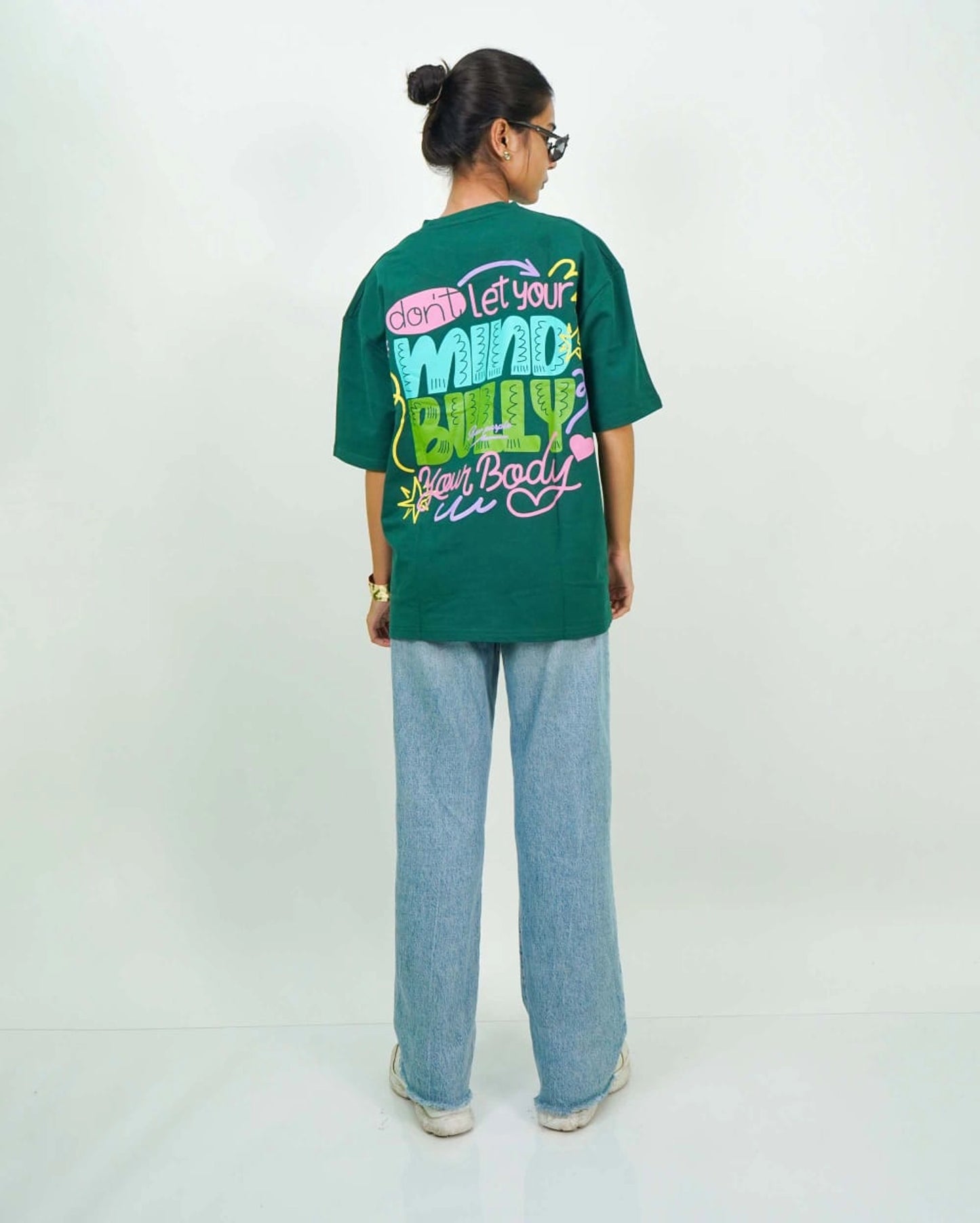 Dark Green 'Valiant' Tee | Unisex Oversized T-Shirt