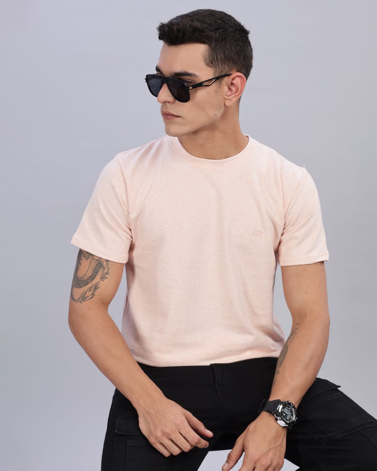 Light Pink Peach | Regular Fit Unisex Tshirt