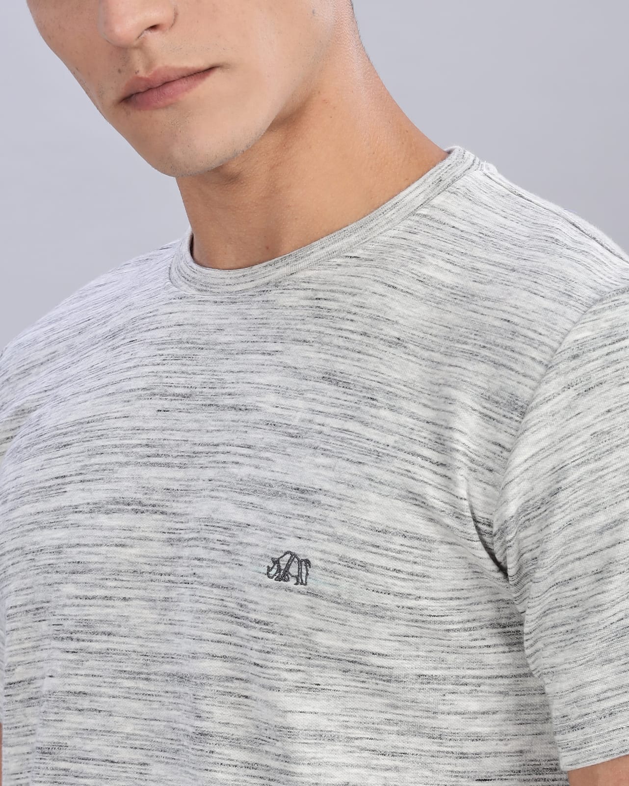 Black & White Slub | Regular Fit Unisex Tshirt