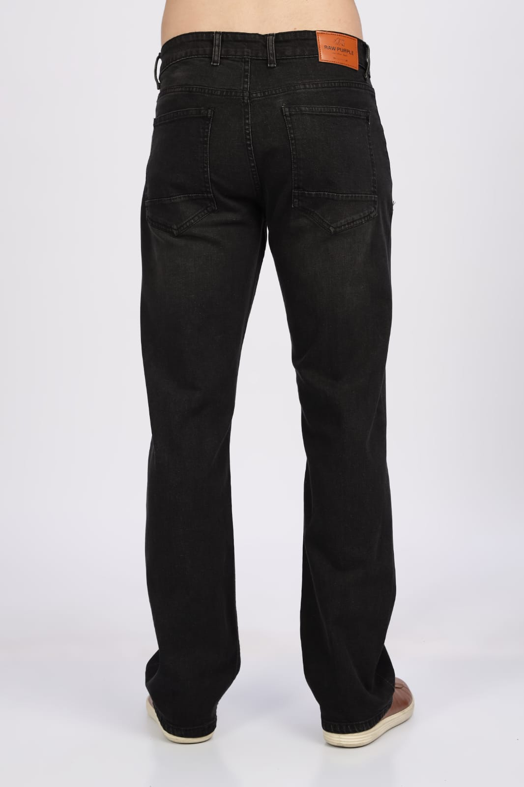 Vintage Black Men's Straight Fit