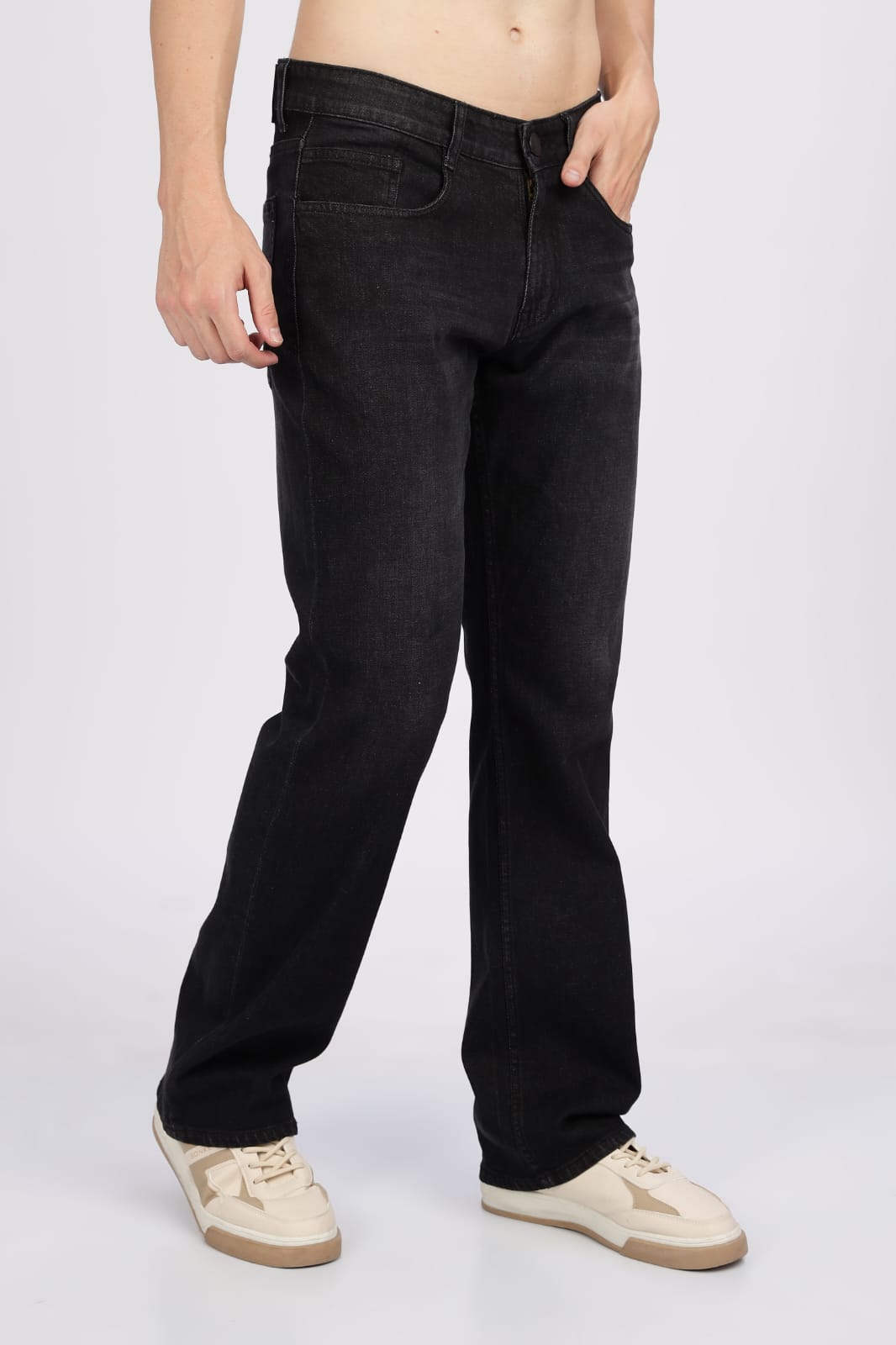 Raw Black Men's Straight Fit