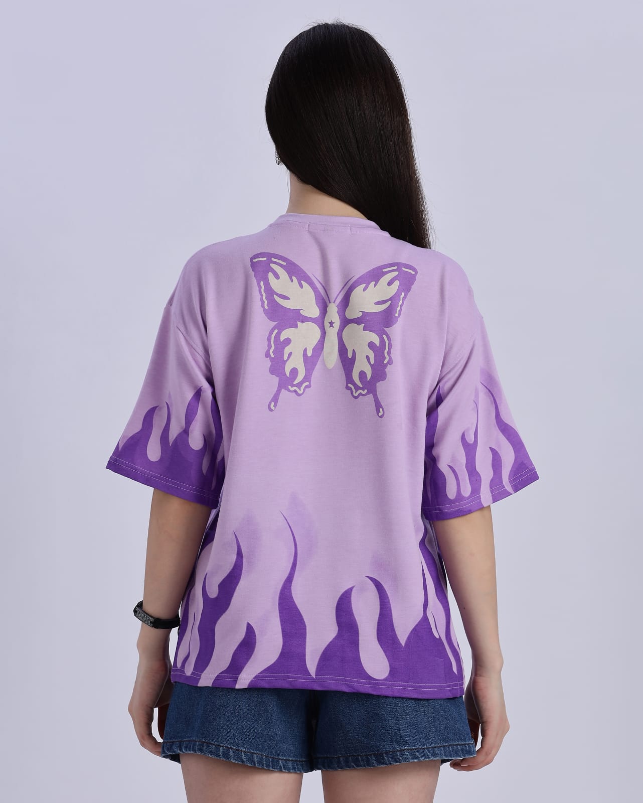 Lavender and Pink Oversize T-shirt | Pack of 2 T-shirt