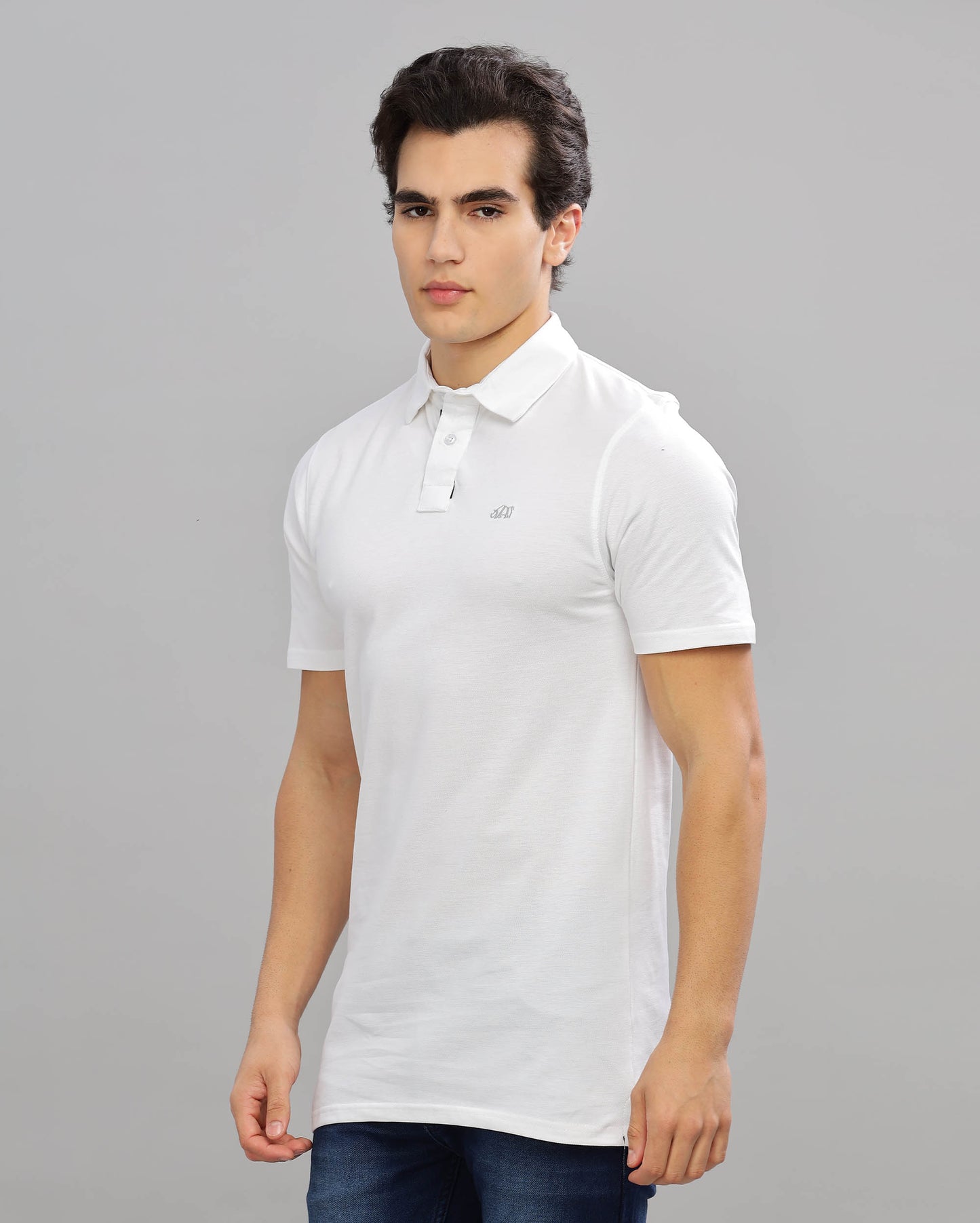 White | Classic Slim Polo