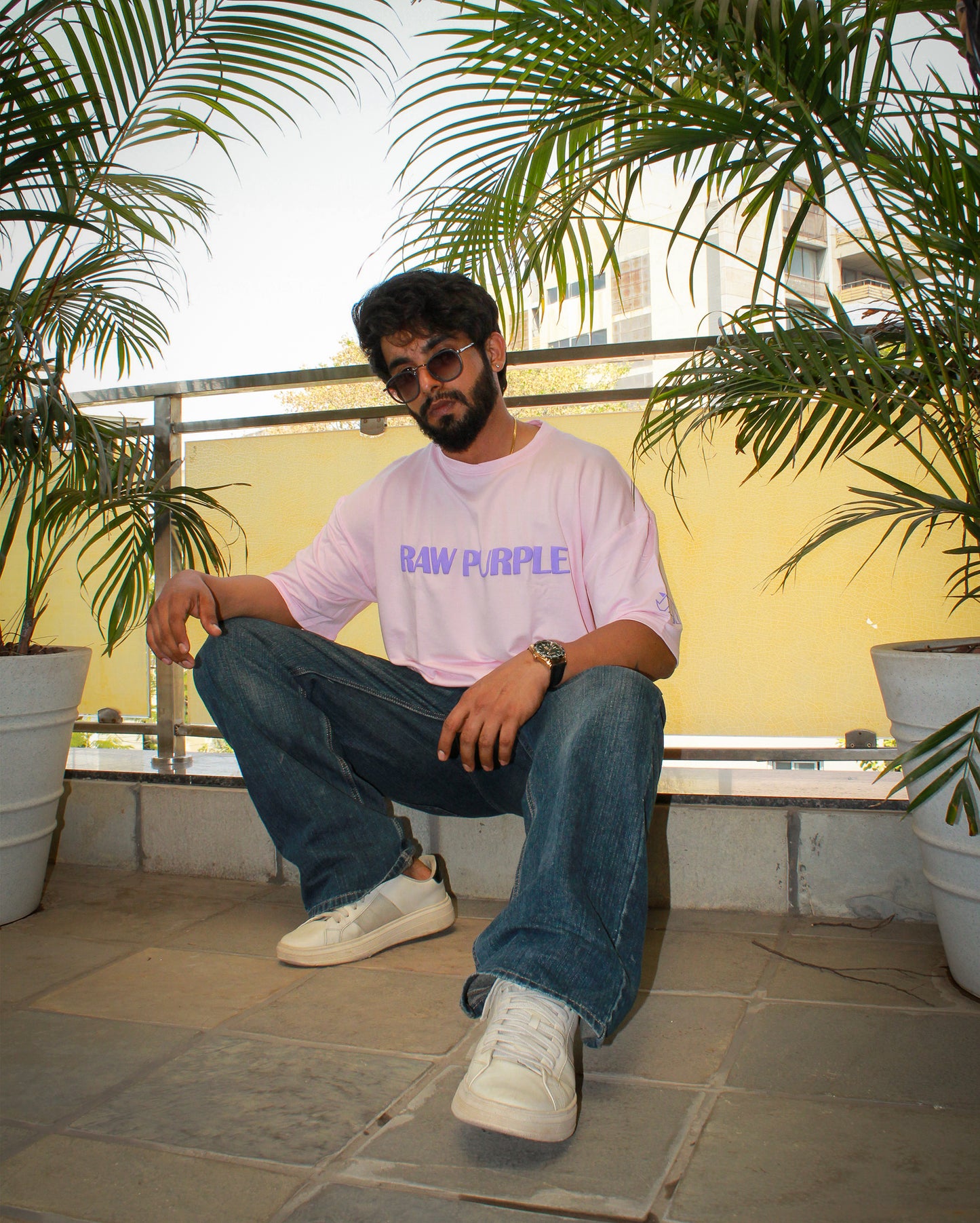 Baby Pink 'Charm' Tee | Unisex Oversized T-Shirt