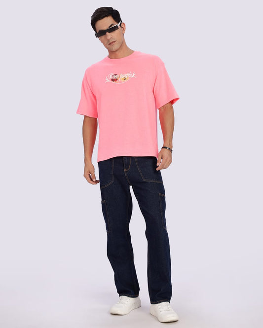 Deep Pink " Creation Tee" | Unisex Oversize T-shirt